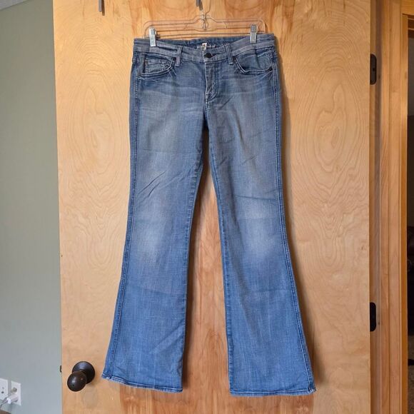 7 for all mankind A pocket low rise bootcut jeans - Picture 1 of 3